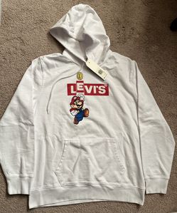 Levi’s Mario Nintendo Hoodie Sweater NWT