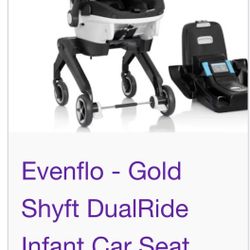 Brand New Color Gray- All In One Carseat Stroller Combo