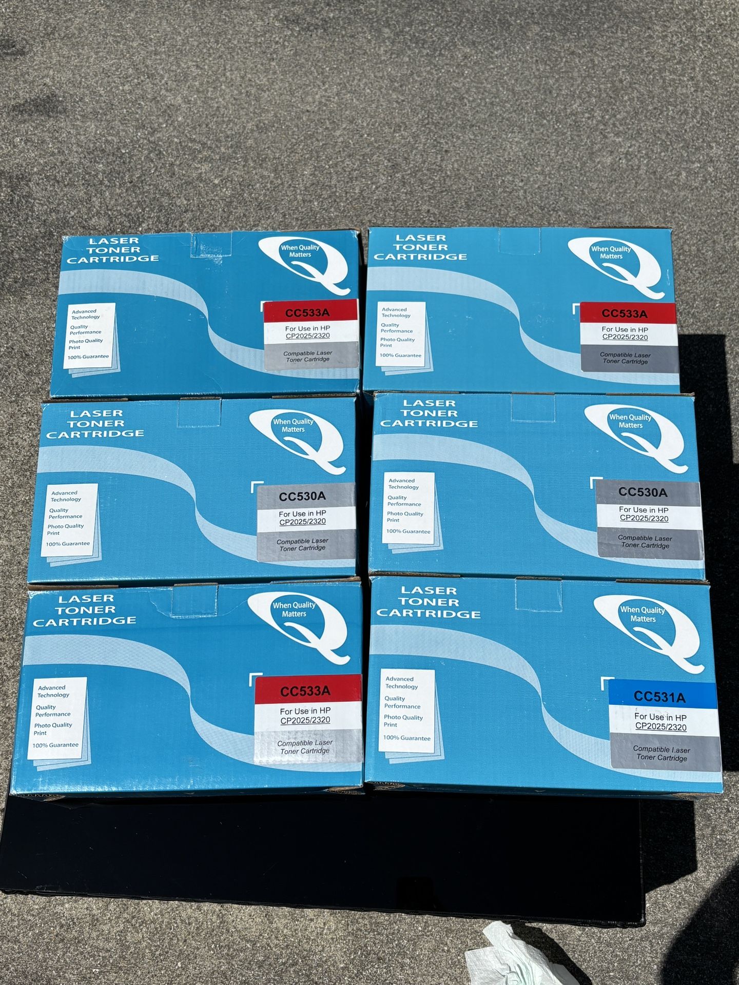 Toner For HP Cp2025 6 In Total New