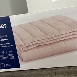 Casper Sleep Weighted Blanket, 15 lbs, Dusty Rose