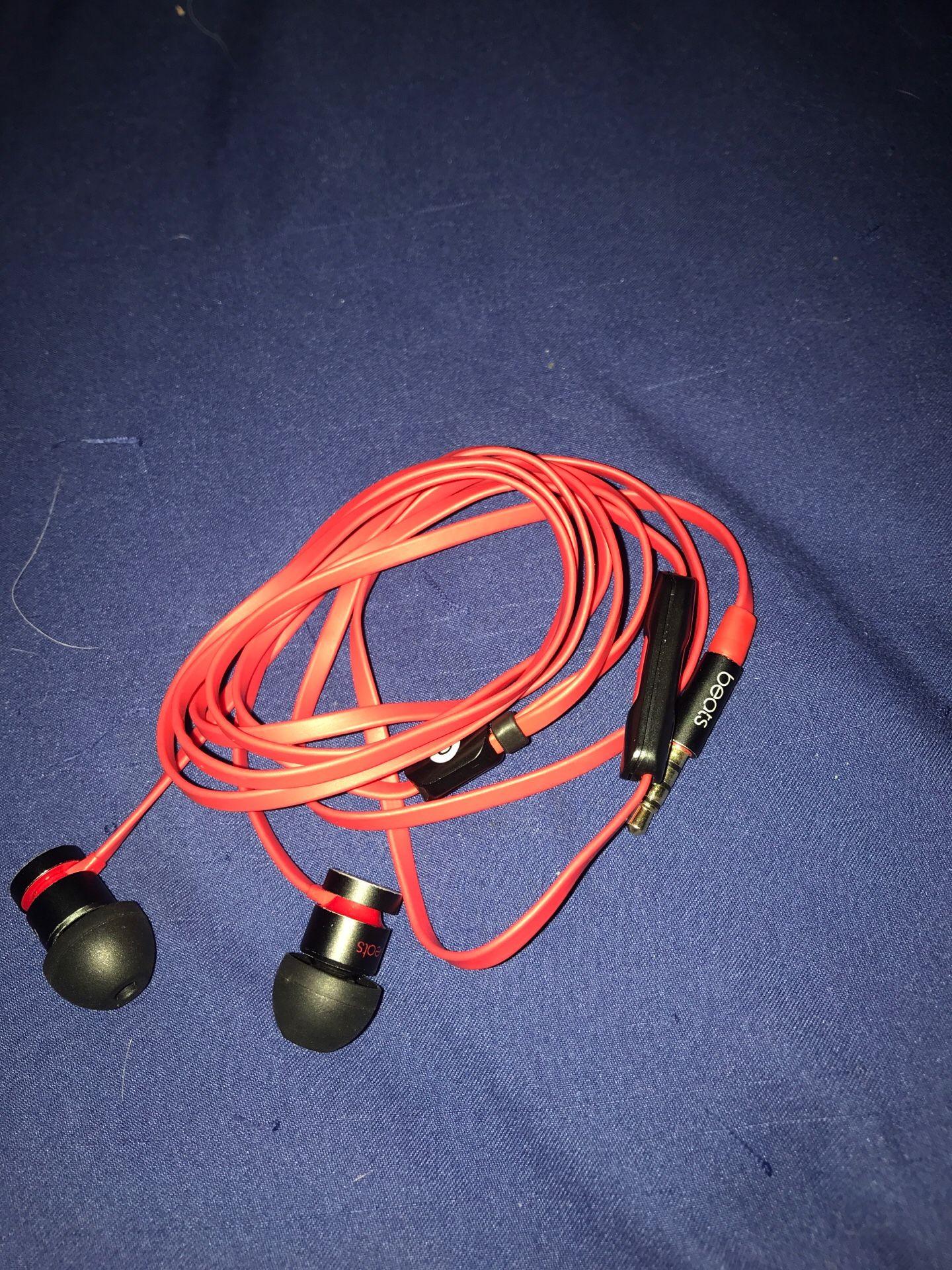 Red Beats Earbuds