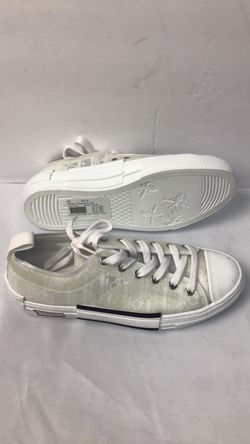 Dior Low-Top Sneakers White Oblique Canvas b23 authenticated by entrupy