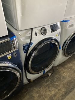  GE 27” front load washer stackable 4.8 cubic feet white $500