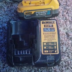 DeWalt 20V Battery And Charger