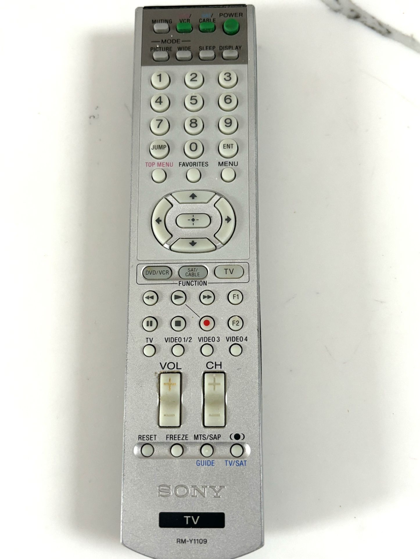SONY TV REMOTE CONTROL RM-Y1109