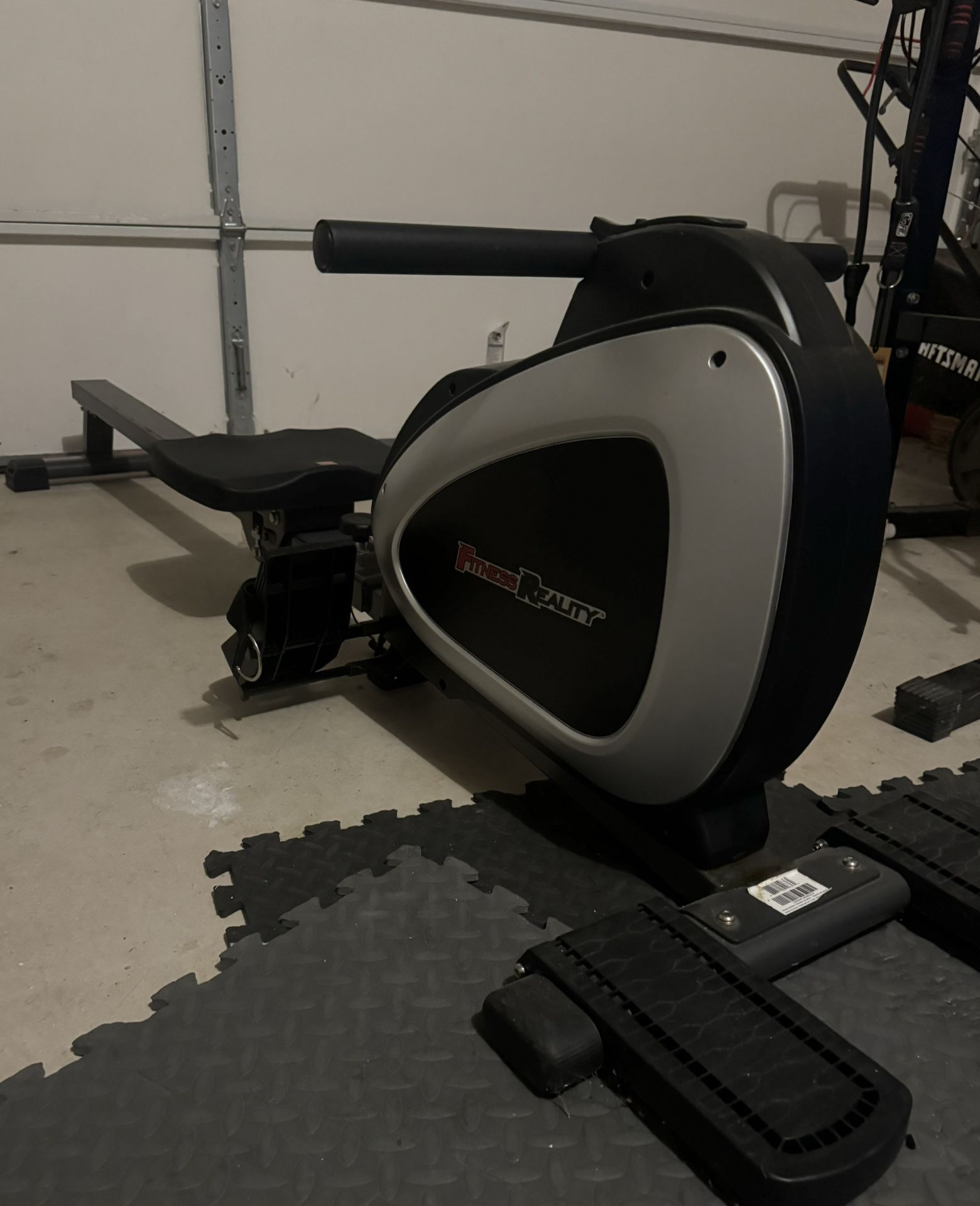 Fitness Reality Magnetic Rowing Machine with Bluetooth Workout Tracking Built-In