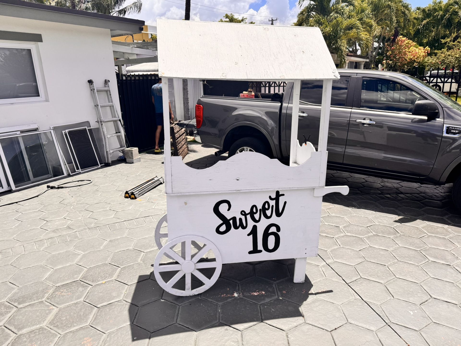 Wooden Party Display Cart – For Sale