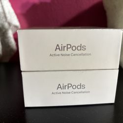 2 Pairs Of AirPod 4s With Noise Cancellation 