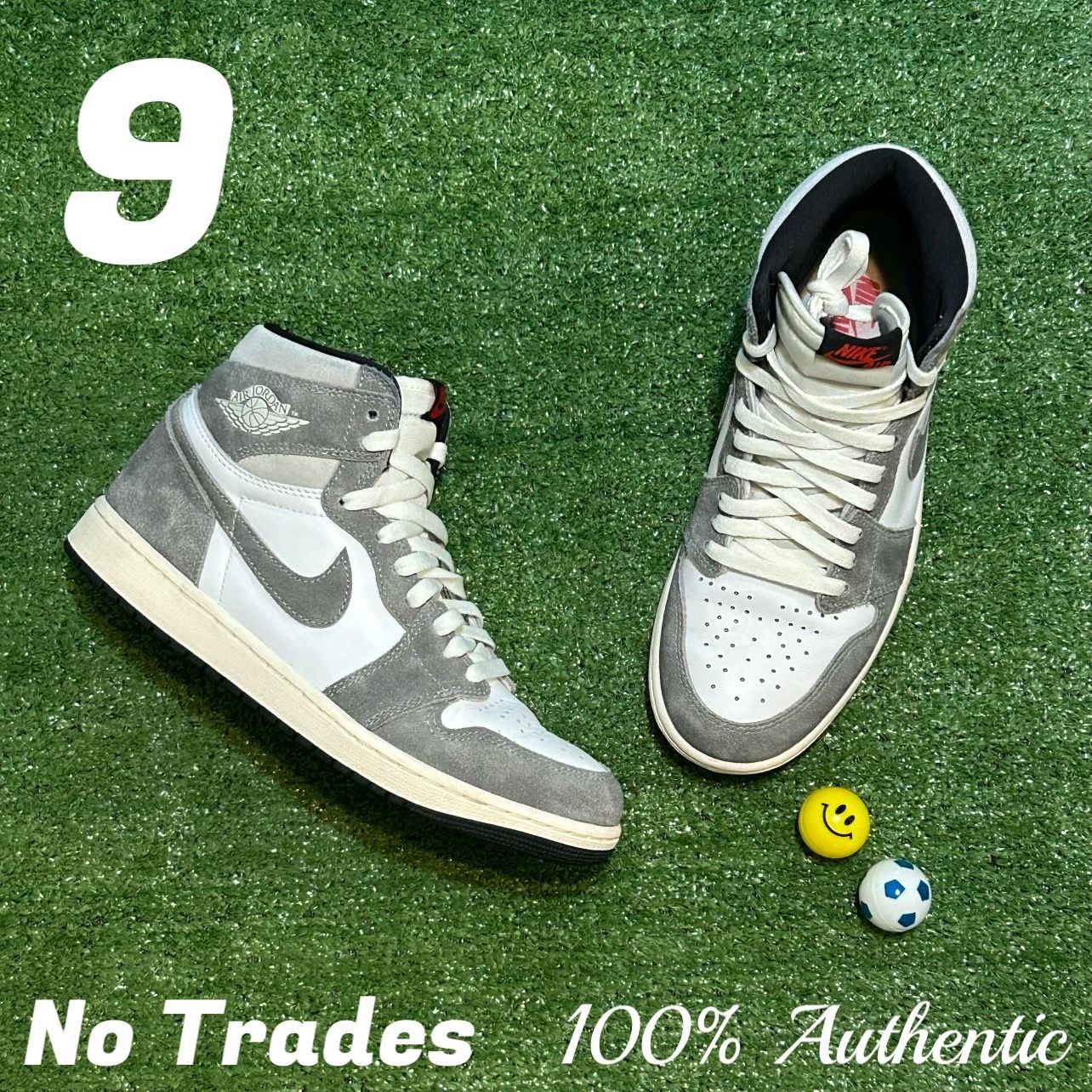 Size 9 Air Jordan 1 Retro High โWashed Denimโ ๐งฆ