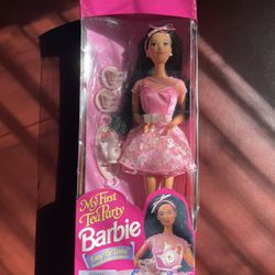 Vintage 1995 My First Tea Party Barbie 14876 New In The Box