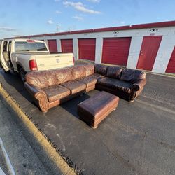 Ashley Leather Sectional
