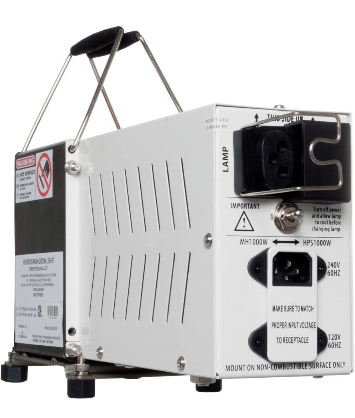 NEW! Hydrofarm Convertible Ballast, 1000W