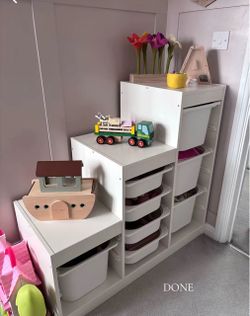 IKEA trofast storage steps