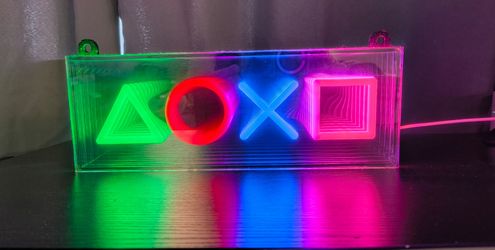 PlayStation light-up mirror