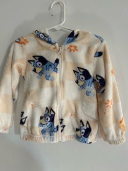 Bluey girls zip sweater size 3T