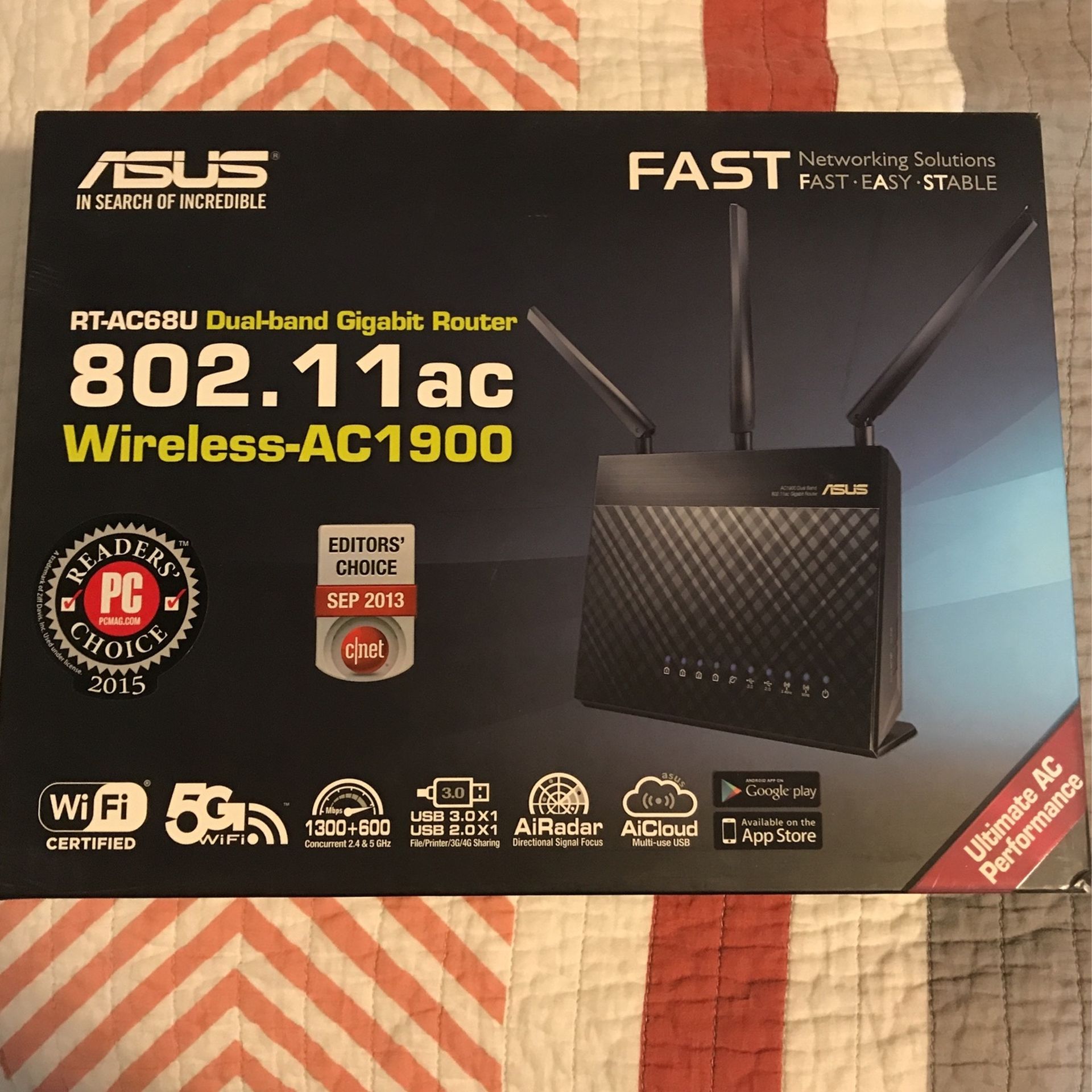 ASUS RT-AC68U AC1900 Router