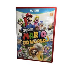 Super Mario 3D World (Nintendo Wii U, 2013) Tested Working CIB Complete