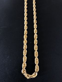 14k 6mm Rope Chain