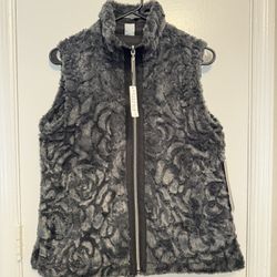 Casual Identity Woven Vest Size Petite Small