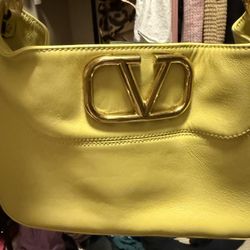 Valentino Banana Yellow Crossbody/shoulder 