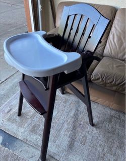 Eddie Bauer wooden high chair