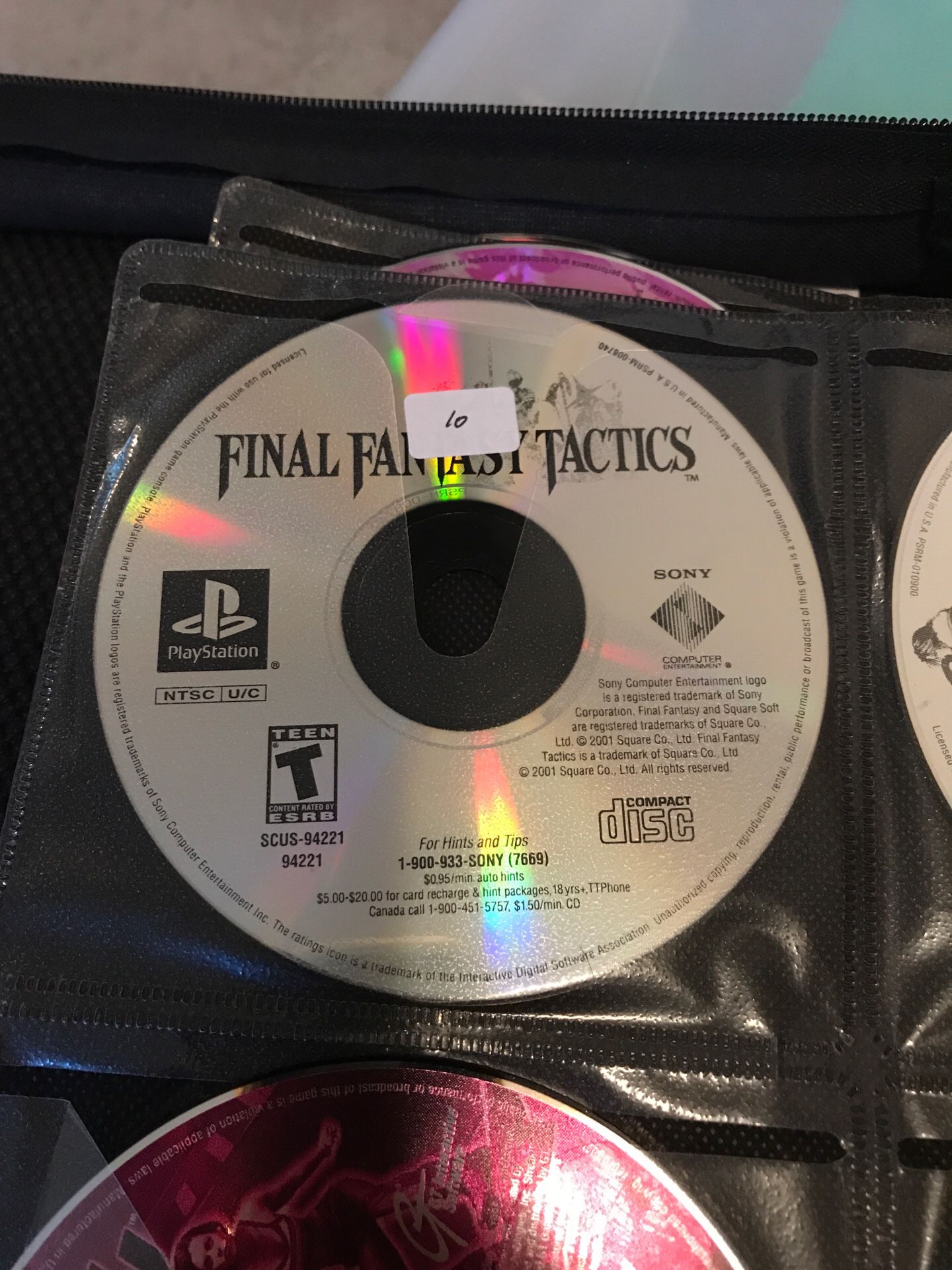 FINAL FANTASY TACTICS PLAYSTATION 1 DISC ONLY