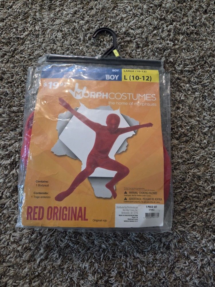 Boys Large (10-12)
New Morphcostume
Red