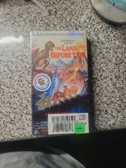 Land before time original vhs still in packaging
