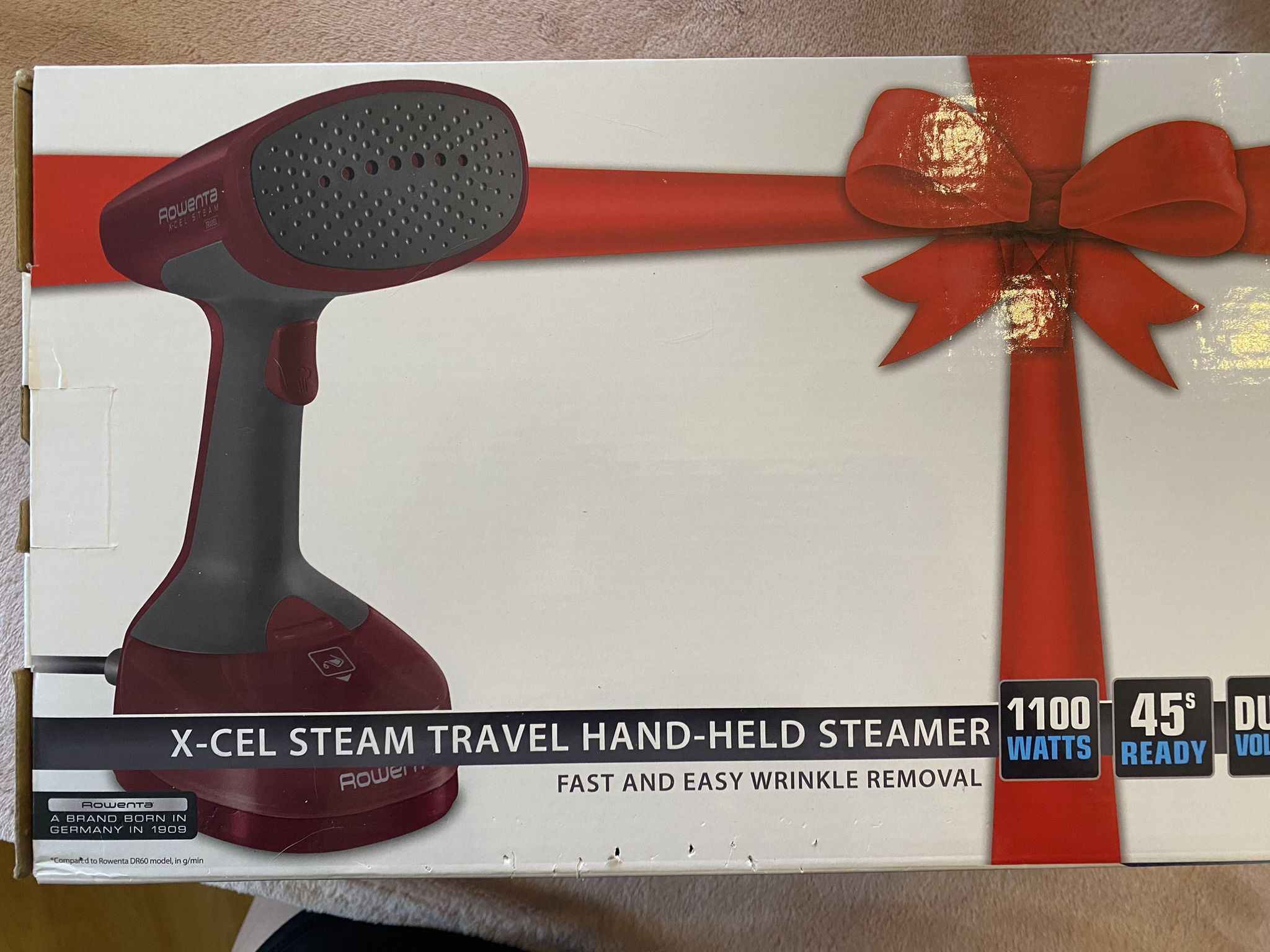 New In Box Xcel Travel Steamer 