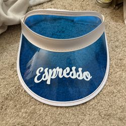 Sabrina Carpenter VIP Merch Set – Espresso Visor + Clear Bag (Unworn)