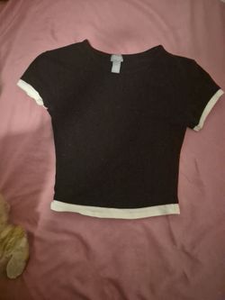 Black white tillys shirt