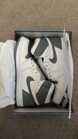 Air Jordan 1 High White Grey Sneakers