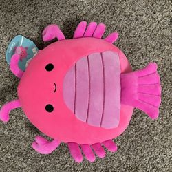 Pink Lobster Squishmallow 