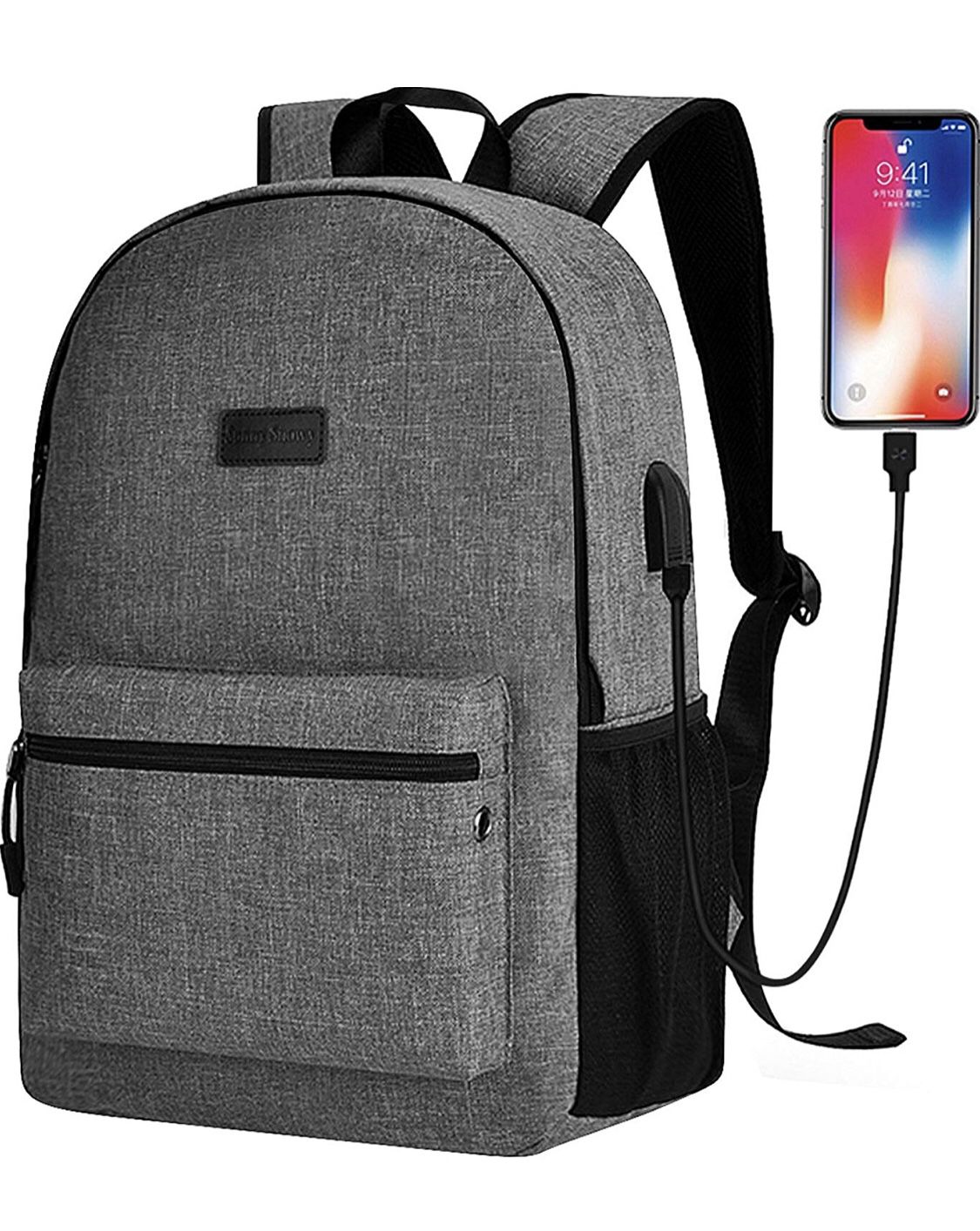 Brand-new Laptop Backpack for Women Men,Travel School Backpack Up to 15.6 Inch with USB Port