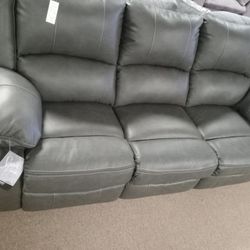 Double Reclining Stunning Leather Couch!