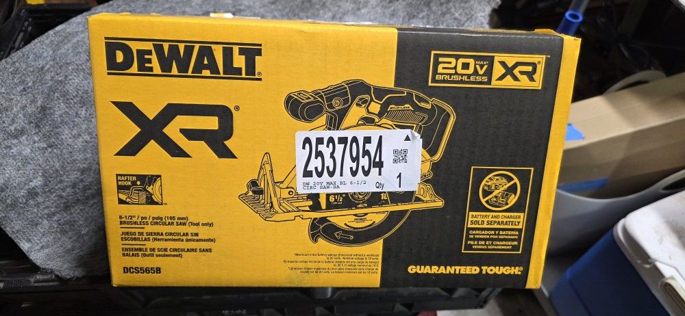 Dewalt 20v Brushless XR Max 6-1/2" Circular Saw