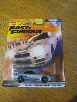Hot Wheels Fast And Furious Nissan Skyline