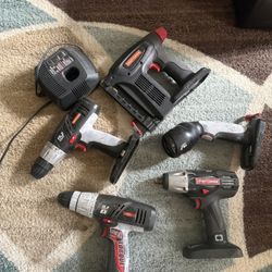 Craftsman Power Tool Set With case