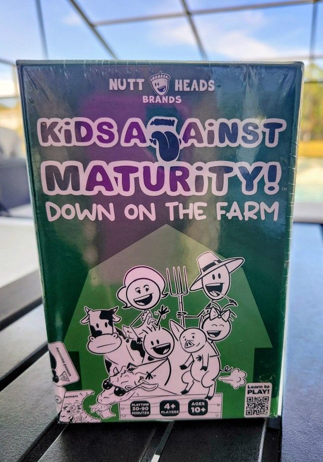 KIDS AGAINST MATURITY GAME BY: NUTT HEADS New In Box/SEALED.  Great Gift!