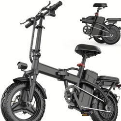 500W Offroad Folding Electric Bike for Adults 