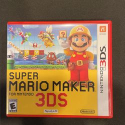 Super Mario Maker (Nintendo 3DS, 2016)-Complete