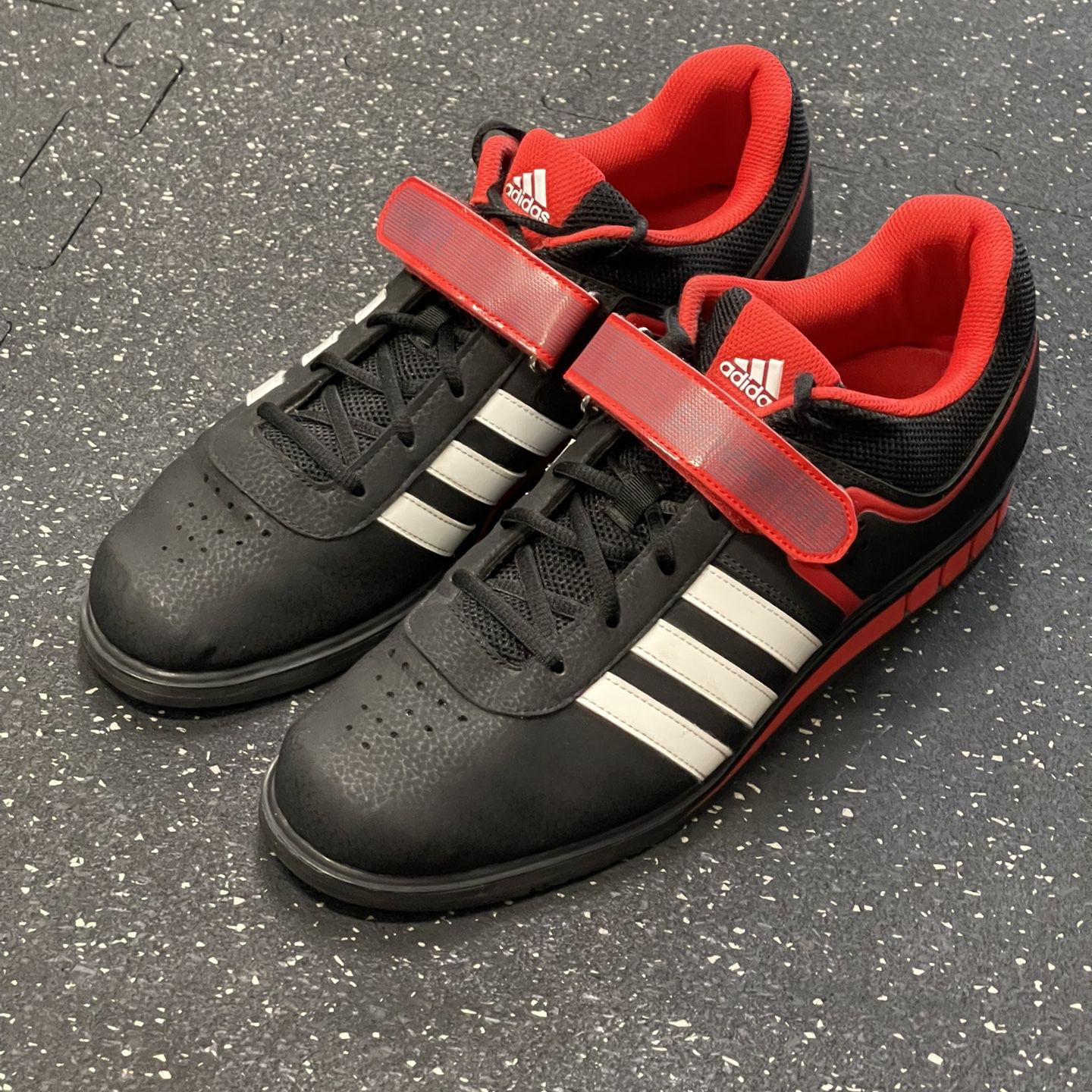 Adidas Powerlift 2 Athletic Weightlifting Shoes Black Red for Mesa, AZ - OfferUp
