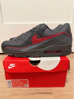 Nike Air Max 90 Premium “Iron Grey University Red” Men’s Size 12 HV4517-001