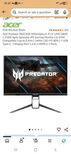Acer Predator gaming monitor