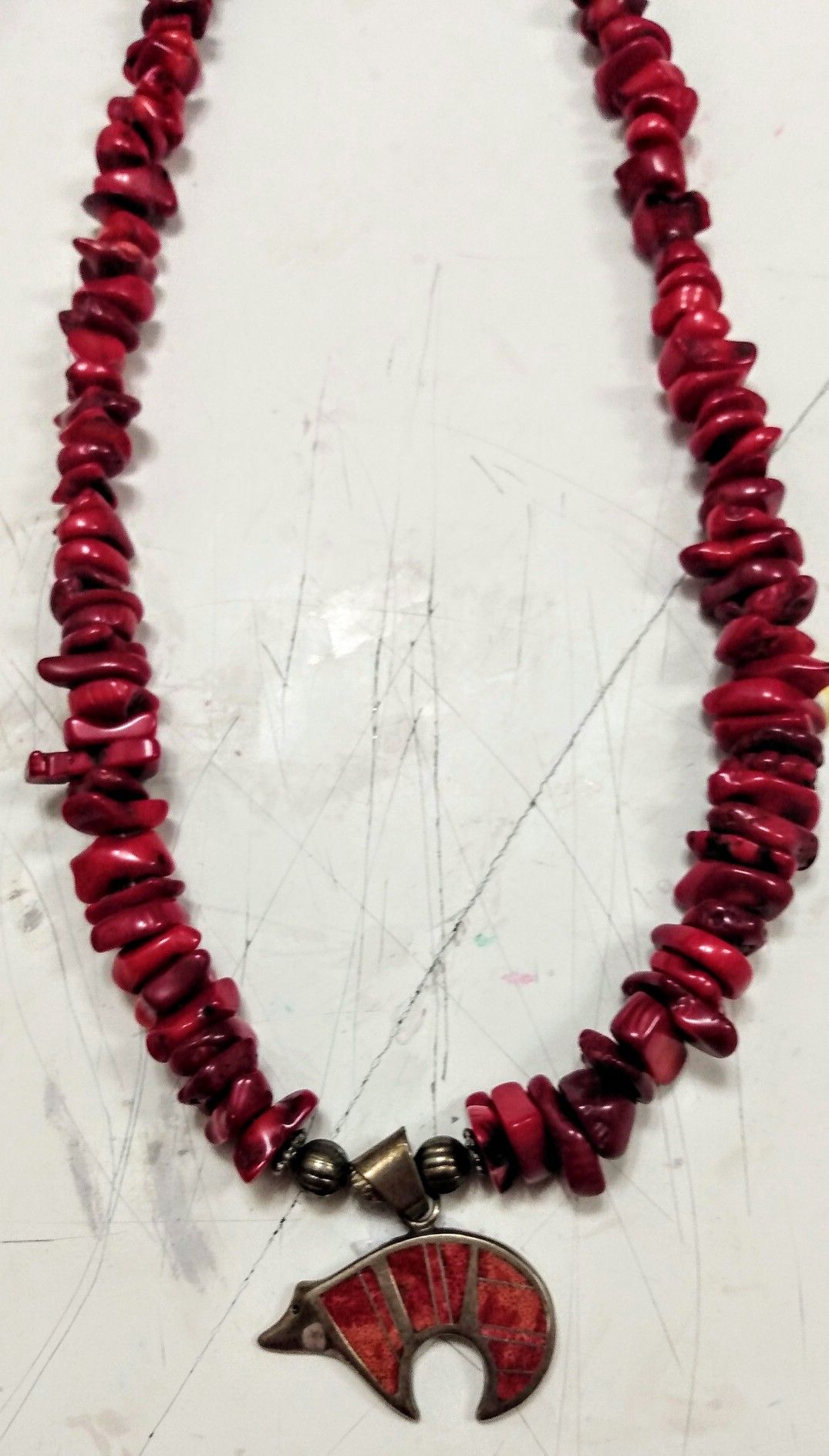 Native Red Turquoise Stone Necklace-$5 each