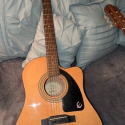 Epiphone Acoustic Guitar Clean Nice 