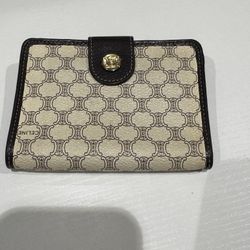 Celine White Wallet - -authentic 
