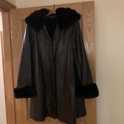 Leather And Fur Jacket