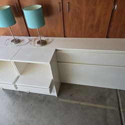 King Copenhagen Headboard And Nightstands