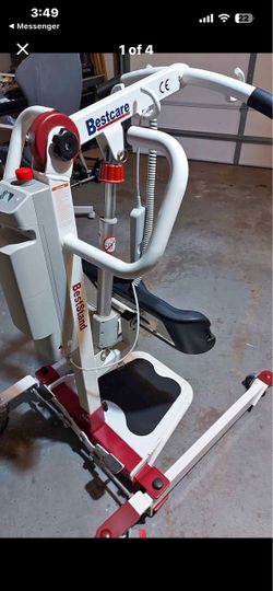 Bestcare | BestStand SA400H Electric Sit-to-Stand Lift Designed with a compact and lightweight frame, this lift is perfect for maneuvering in tight sp